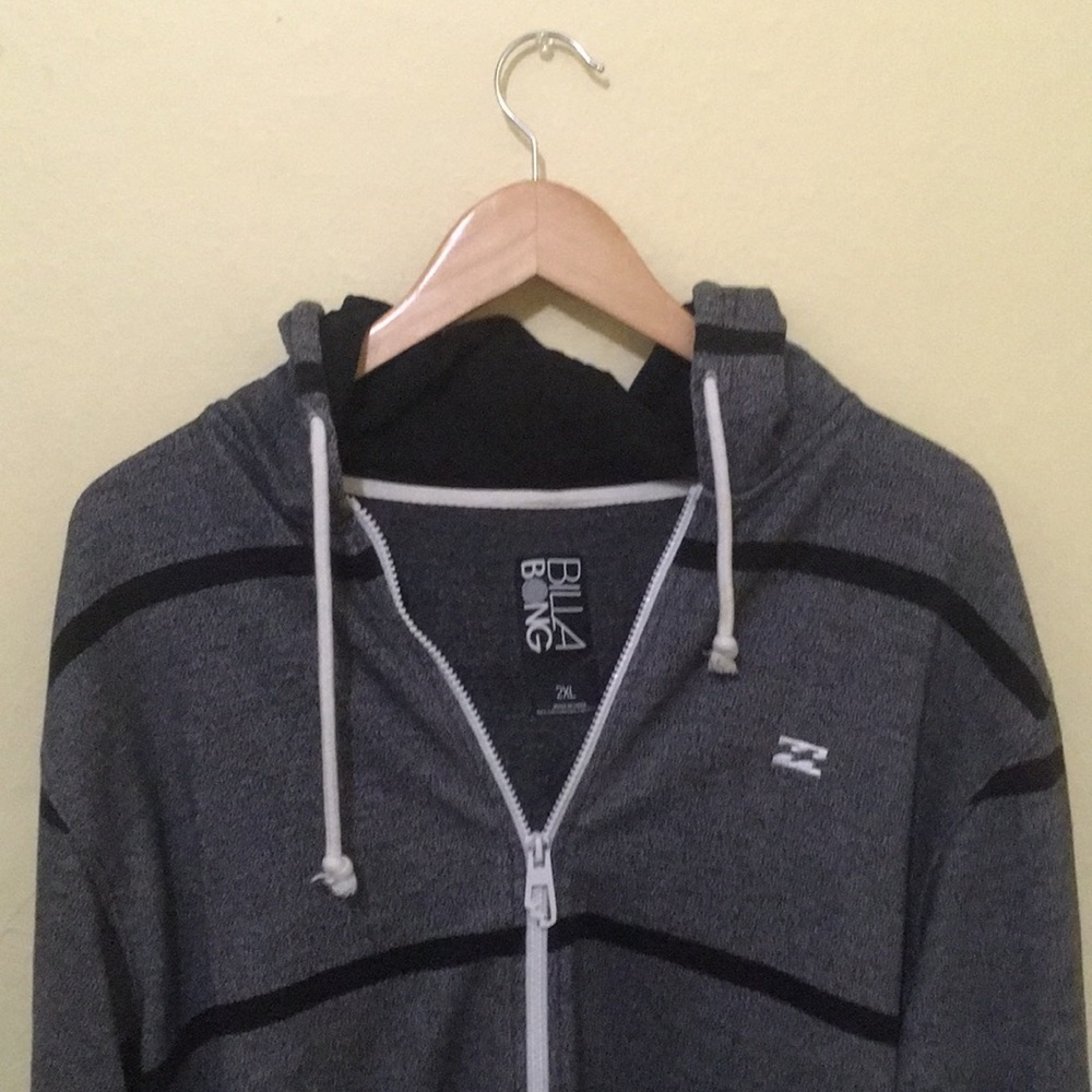 Billabong Zip Sweatshirt w/ Hood - Men Size 2XL